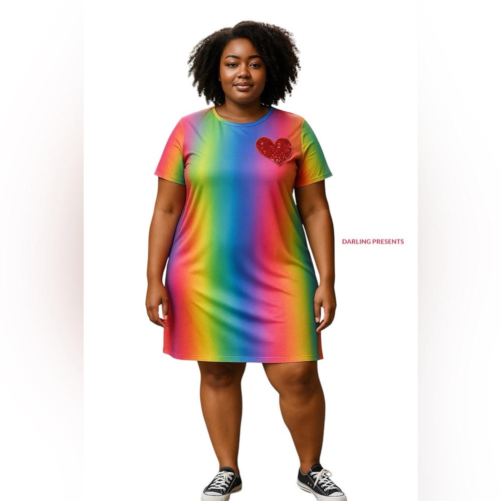 Iron Fist Somewhere Rainbow Dress Women Color Multi XL